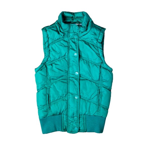 Aeropostale Green Puffer Vest Women's Size X Small - Picture 4 of 5